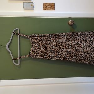 Natural Life Patti Side Slit Maxi Dress in Autumn Blossoms  (Size M)